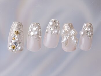 ジェミーネイル シンジュク(Jemiy nail shinjuku)/クリスマスツリーリボン¥9480