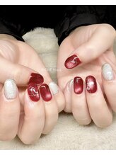 リッシュ トロワ(RICHE trois)/ボルドーハートネイル