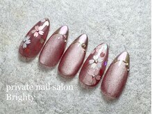 プライベートブライティ(Brighty)/桜ネイル