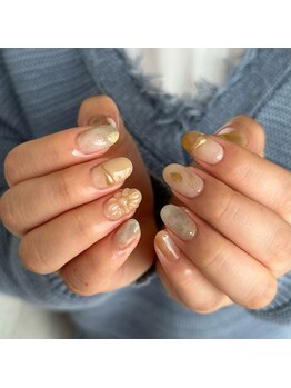 リノ 大阪本町店(lino)/お花ネイル【4.15】