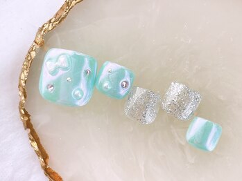 ネイルサロンフォーユー(for u)/ミラーネイル￥7500