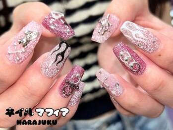 ネイルマフィア 原宿(NAIL MAFIA)/フラッシュネイル/原宿ネイル