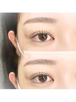 ネイルアンドアイラッシュ スリール(Sourire)/まつ毛パーマ/美眉【施術50分】