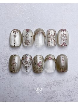 ウロネイルズ(ulo nails)/刺繍ビーズデザイン