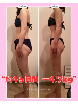 痩身ダイエット専門店 ベルカリネ/ビフォーアフター☆彡
