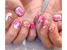 平成ギャルぷっくりネイル