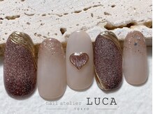 ネイルアトリエルカ(nail atelier LUCA)/W-525 大人バレンタインネイル