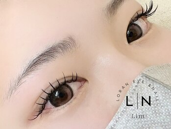 ローランリム(LORAN Lim)の写真/持続力◎抜群の持ちを実現するLEDマツエク♪しっかり印象的な目元を叶えるバインドロックも対応/天文館通駅