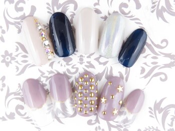 モアニ ヒロオ 渋谷店(MOANI Hiroo)/クールなゴージャスネイル