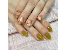 プリズムネイル(Prism Nail)/マーブル&ピスタチオ