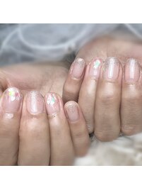 桜ホログラムネイル