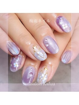 梅雨ネイル/プルマグ