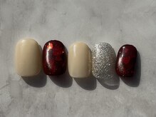 アイネイルズ 恵比寿店(I nails)/ハートホロマグネット8500円