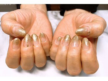 アキレイ(AKILEY)/ラメグラデーションネイル