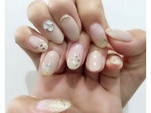 アイラッシュネイルサロン セシルビー(SECILB)/グレージュネイル 90分コース