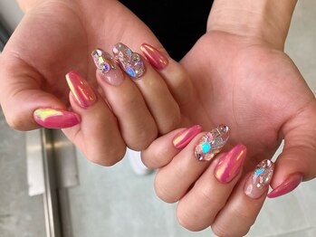 ビューティービースト フォー ネイルアンドアイラッシュ 松浜店(beauty:beast)/オーロラ×キラキラ☆