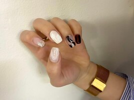うねうねもやもやネイル