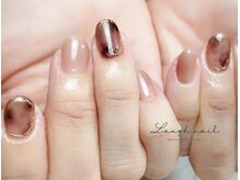 ラフネイル(Laugh nail)/シンプルアート　¥7700