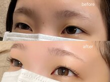 ハローゼア(HELLO THERE!)/垢抜け(ブラウンマツエク,眉毛)