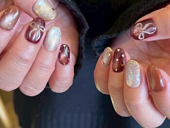 ミラーリボン/ハートホロ