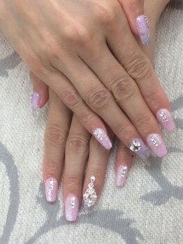 エムアイネイル(MI nail)/ジェルアートつけ放題￥12300