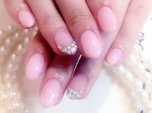 ボネール(nail ＆ eyelash Bounail)/カラフルオパールショートネイル