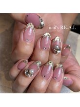 ネイルズリアル(nail's REAL)/ガラスフレンチ