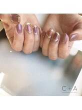 シープラスエー(C+A)/ピンクパープルミラー×ぷっくり