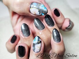 フラワーアート マグネット