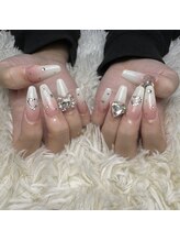 レディスペネイル ノウラ 名駅店(Redispe nail NouRa)/白グラデーション