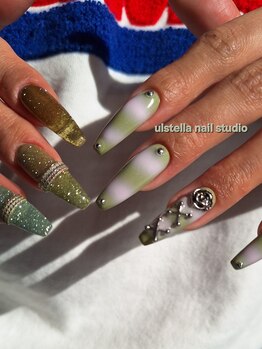 ウルステラ(ulstella)/エアブラシ☆春ネイルカラー