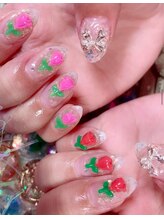 チャーレム ネイル(charlem nail)/お花が咲いたネイル♪