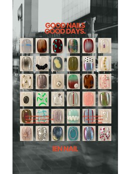 IEN NAIL 仙台店/パラジェル/長さだし/マグネット/フィルイン/フットネイルの写真/マグネット・フラッシュも◎豊富なカラーとパーツをご用意!! 一癖ネイル好きは、IEN NAILに集合っ!!