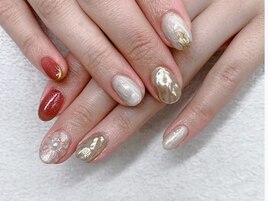 クリアフラワー上品デザイン