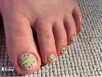 ネイルサロン トゥデイ 心斎橋店(Today)/foot art ¥10500