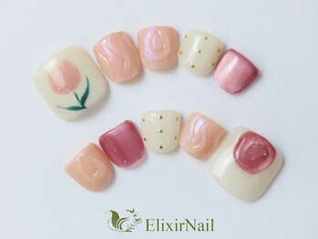 エリクサーネイル 池袋(Elixir Nail)/フット　やり放題/クーポン使用