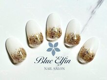 ブルーエルフィン(Blue Elfin)/白ラメネイル