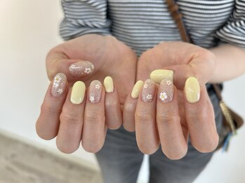 フェリークネイル(feerique nail)/夏ネイル/フラッシュネイル/圓山