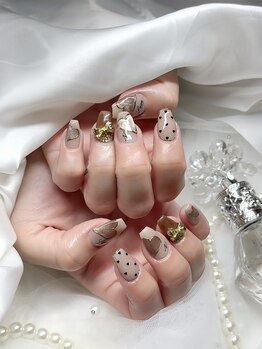 ビビ(ViVi)/ハートリボンネイル