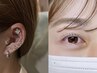 《Set》まつげパーマ×耳ツボジュエリー（20粒以内）¥9000→¥8800