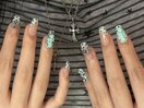 Mint Blue French × Chrome