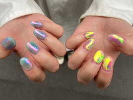 うるうる氷ネイル