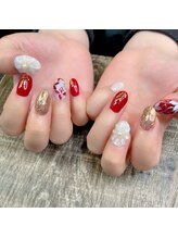 爪屋べっぴん堂/卒業式ネイル