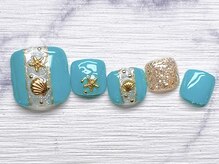 ネイルサロン インプレス(Impress)/ターコイズネイル