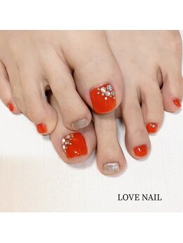 ラブネイル(LOVE NAIL)/シアーレッドフット