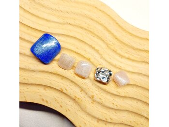 ソラ(sora)/埋め込みネイル♪夏フット