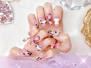 ワンホンネイル 新宿(Rumi Nail)/長さだし/アートやり放題/10本