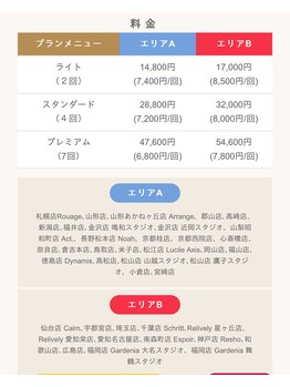 デップ 宇都宮店(DEP)/料金表【お得な月定額プラン】