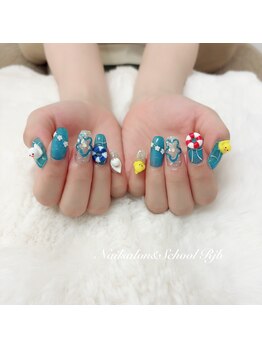 ネイルサロン アンド スクール アールジェイビー(Nailsalon&School Rjb)/夏ネイル