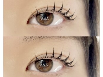 アイラッシュサロン エーアンドエー(eyelash salon A&A)/韓国風束感まつげパーマカール